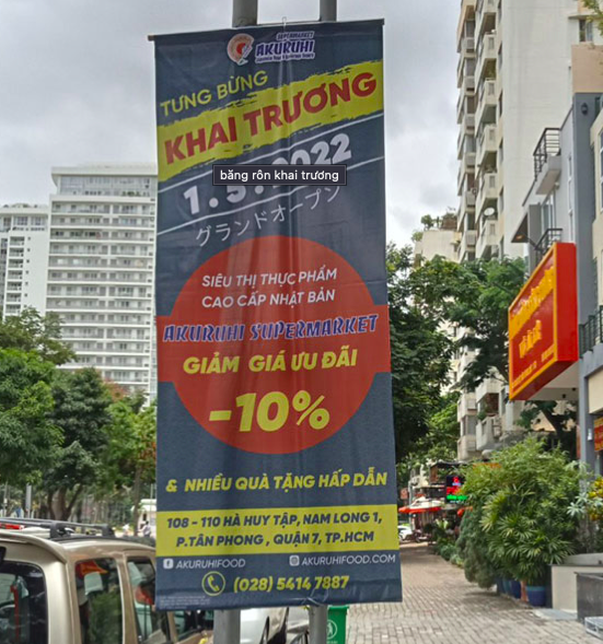 Treo băng rôn quảng cáo TPHCM
