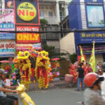 Múa lân khai trương TPHCM