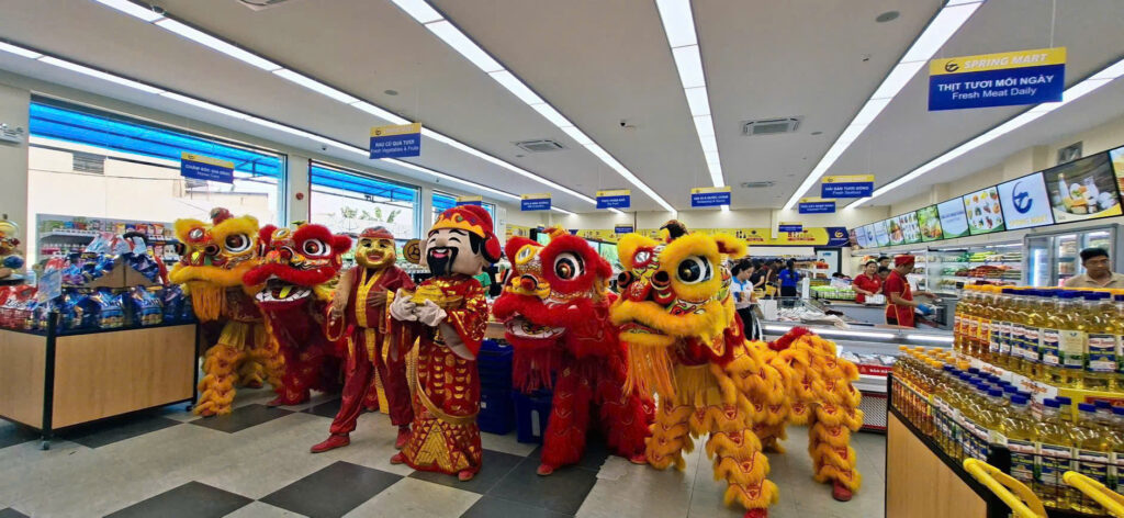Múa lân khai trương TPHCM